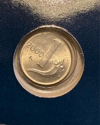 Italia 1, 2, 5 lire del 2000