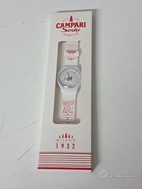 orologio  pubblicitario  senza tempo Campari.