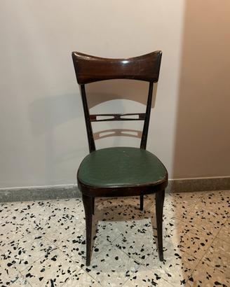 5 sedie vintage anni 50