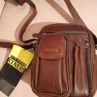 Tracolla per uomo in pelle 