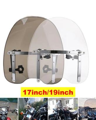 Parabrezza Moto UNIVERSALE Harley Suzuki Kawasaki