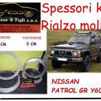 Kit spessori rialzo molle Nissan Patro GR Y60