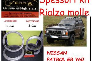 Kit spessori rialzo molle Nissan Patro GR Y60