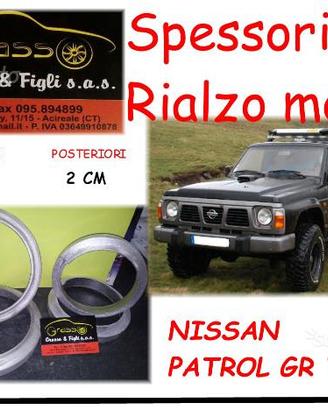 Kit spessori rialzo molle Nissan Patro GR Y60