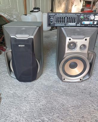Casse Sony 150W + Amplificatore HiFi Di Rui Si 500