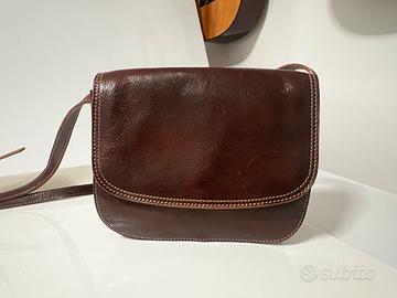 Borsa di vera pelle artigianale made in Italy