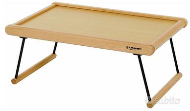 Vassoio piego le legno per colazione a letto 