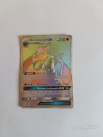Aerodactyl GX full-art arcobaleno 244/236