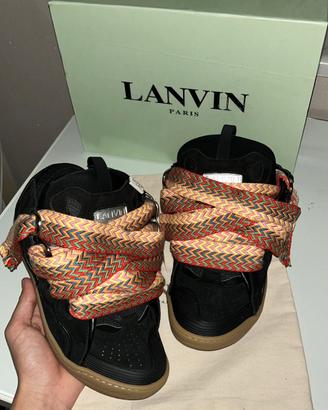 Lanvin Curb Sneaker Black / Multi - Box e Dustbag