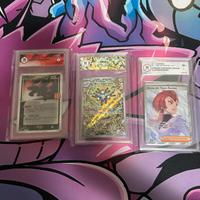 Carte pokemon gradate