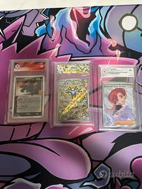 Carte pokemon gradate