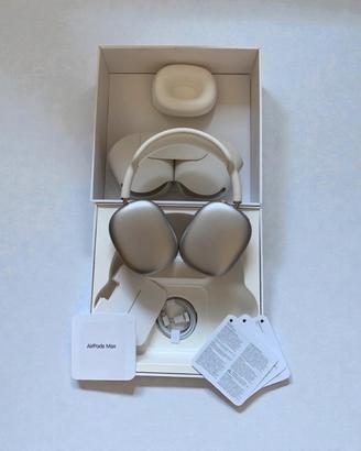 airpods max cuffie wireless bianco crema