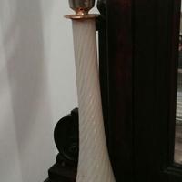Coppia di basi lampade vetro murano