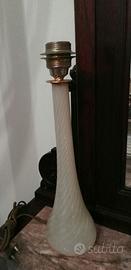 Coppia di basi lampade vetro murano