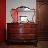 Camera in noce barocco veneziano