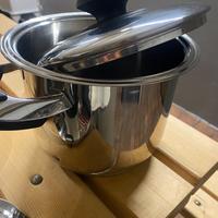 pentola grande MC Mondial Casa acciaio 18/10