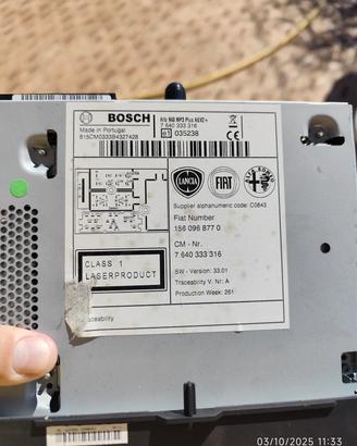 Autoradio Alfa Romeo Giulietta 