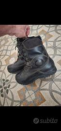 Anfibi / Scarponi Militari in Pelle Marrone 43 