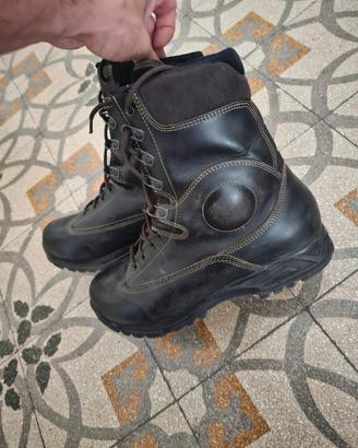 Anfibi / Scarponi Militari in Pelle Marrone 43 