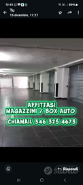 Magazzino 300mq piu' Box auto e posti auto/moto