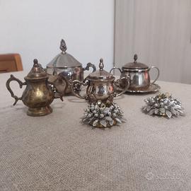 Zuccheriere in silver argentate