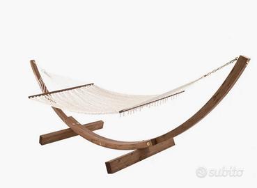 Amaca per giardino AMANDA UNOPIÙ in legno