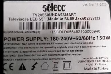 Scheda tv completa seleco 55