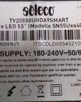 Scheda tv completa seleco 55