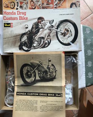 REVELL HONDA DRAG CUSTOM BIKE