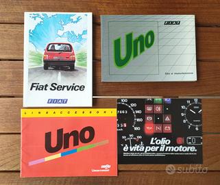 Manuale uso manutenzione Fiat UNO turbo 2 serie