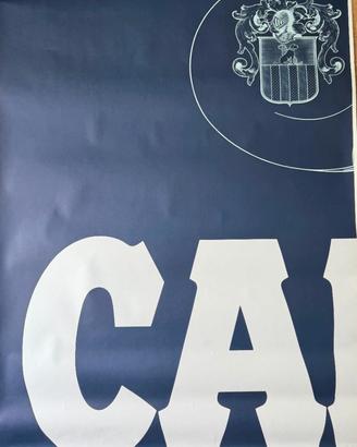 Poster vintage CAMAPRI BANNER BITTER CAMPARI BLU