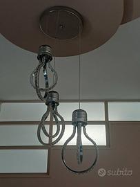 Lampadario a 3 pendenti