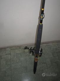 CANNA DA PESCA-TRAINO-ROOSTER-ROLLING-DELUX+MULIN