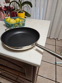 padella acciaio antiaderente 32cm