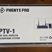 Phenyx Pro PTV-1 – Sistema Microfonico Wireless 