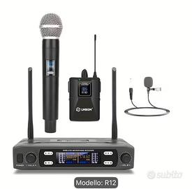 Sistema microfonico wirless