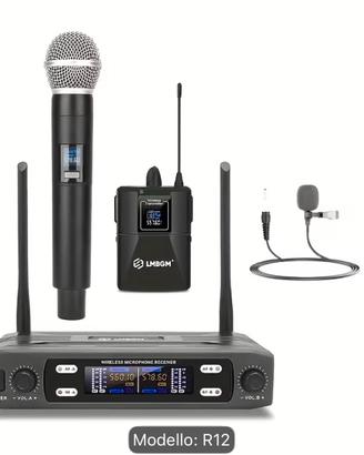 Sistema microfonico wirless