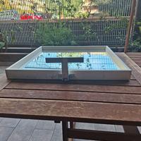 Lavandino bagno e mobiletto e specchio