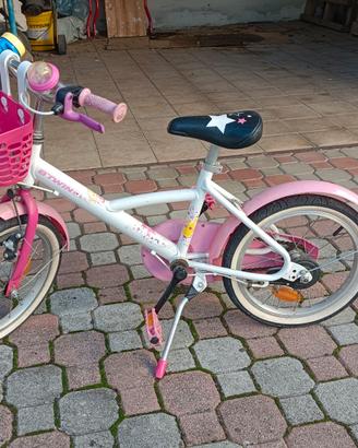 Bicicletta bambina raggio 16, 4/6 anni