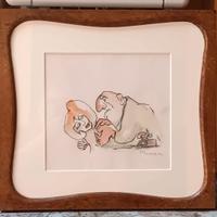 Mino maccari tecnica mista 26,5x28