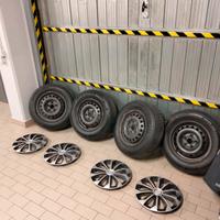 pneumatici invernali con cerchio per Volkswagen 