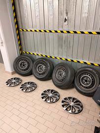 pneumatici invernali con cerchio per Volkswagen 