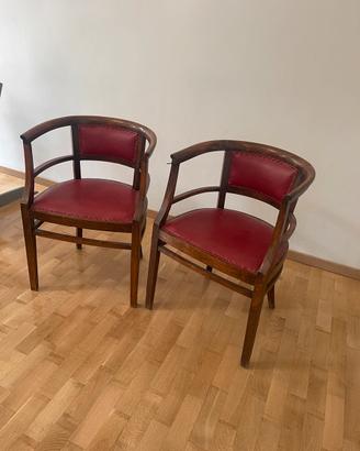 Poltroncine in pelle