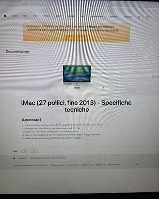 iMac 27 model 1419 8gb ram 1tb hdd 