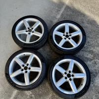 Cerchi originali Audi A4/S4 B8 18” + Pirelli PZ5