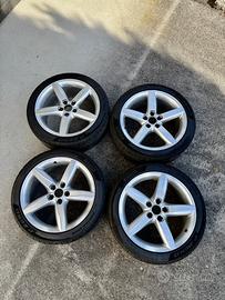 Cerchi originali Audi A4/S4 B8 18” + Pirelli PZ5