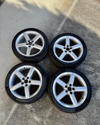 Cerchi originali Audi A4/S4 B8 18” + Pirelli PZ5