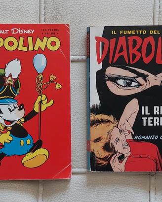 ristampa Topolino n1  e Diabolik  n1 