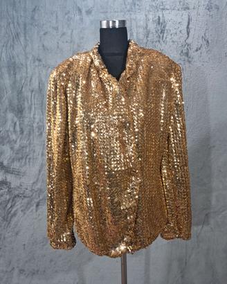 Giacca frac Emporio Armani oroMade in Italy TG 42