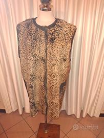 gilet animalier soft touch taglia 52